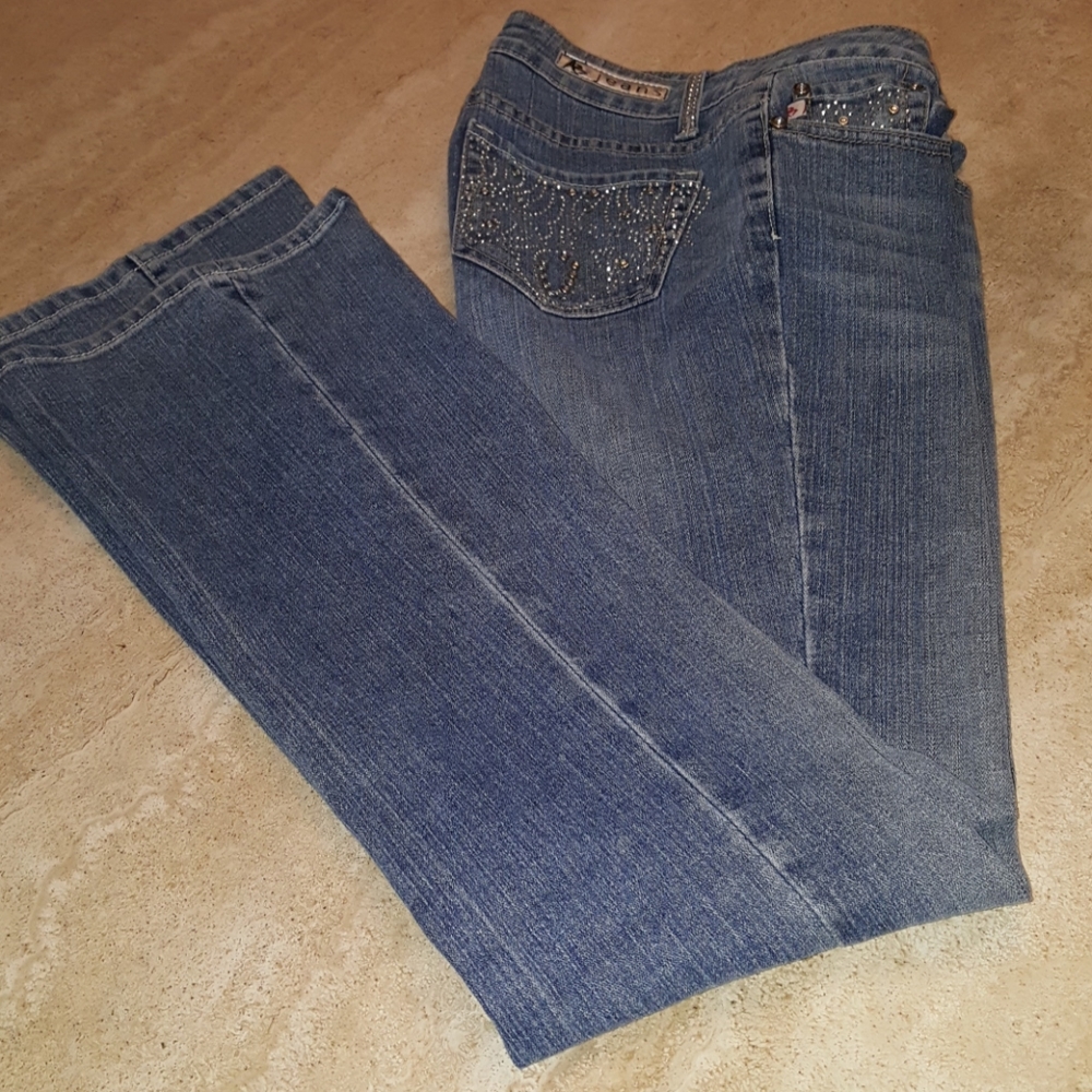 AB Jeans studded pockets